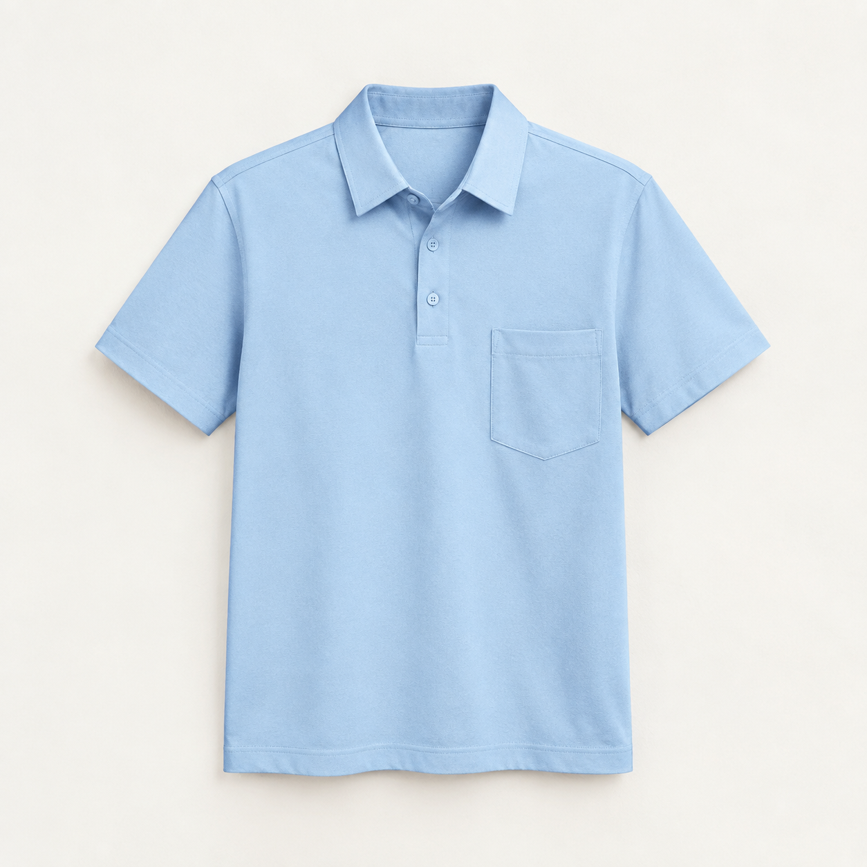 KERVIMO 68001 Light Blue Polo Workwear front view
